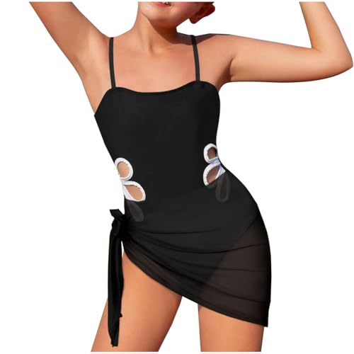 XINYUNZU Mädchen Badeanzug Einteiler mit Rock Sommer Bademode...