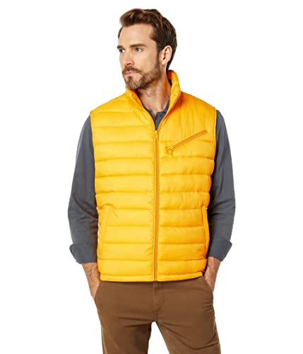 Image of Cole Haan Men's Quilted Puffer Vest With Chest Zip Pocket