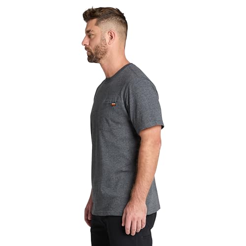 Timberland PRO Men's Core Pocket Short-Sleeve T-Shirt, Deepest Grey Heather, Large3