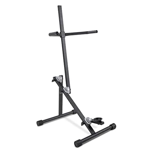 GEWA Soporte para contrabajo/bajo - Plegable - Altura ajustable 60-115 cm - Robusta construcción de acero - Negro