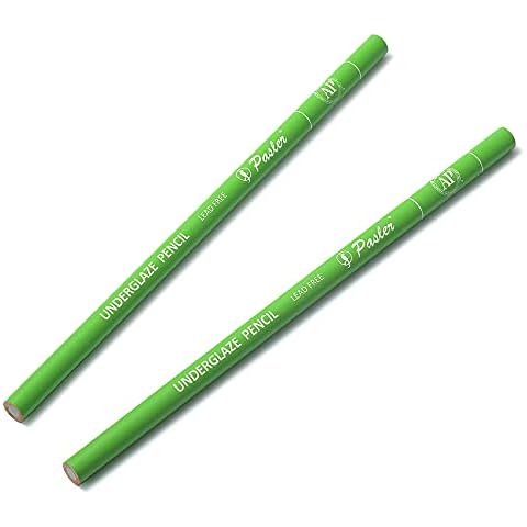 Pasler® underglaze decorating pencils pack of 2 green Cover