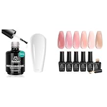 Beetles Clear Rubber Base Builder Gel for Nails & Jelly Gel Nail Polish Set