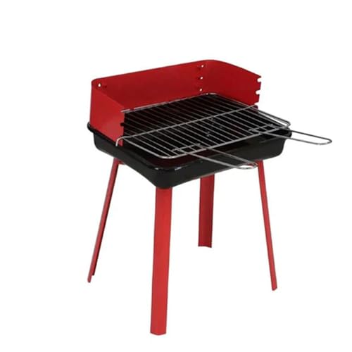 DECODEKO Barbacoa Carbón Portátil – Parrilla De Carbón Para Exterior,Regulable Y Resistente al Calor – Ideal Para Jardín, Balcón Y Camping (Parrilla (Estilo 2))