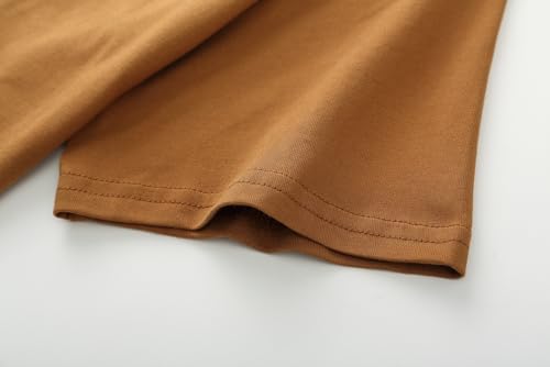 Image of KLIEGOU Men's 100% Cotton Longline T-Shirt, Pre-Shrunk Soft