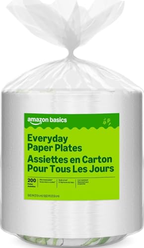 Amazon Basics Everyday Paper Plates...