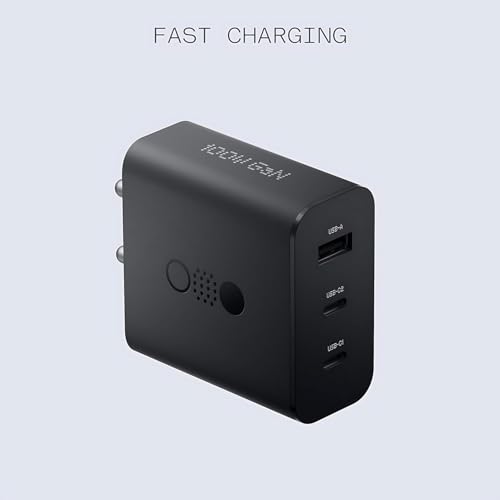 Image of CMF 100W GaN Charger with 1M Type C to C Fast Charging Cable for Nothing Phone 3a /3a Pro| Laptop| MacBook| Chromebook|Tablet|Buds|Samsung S25 Ultra Multiport Adapter Rapid Charge USB C 100 Watt-Black