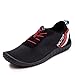 Produktbild Nautica Mens Athletic Water Shoes | Aqua Socks |Quick Dry | Slip-on/Elastic Lace Sandals -Wesson-Black/Red-10