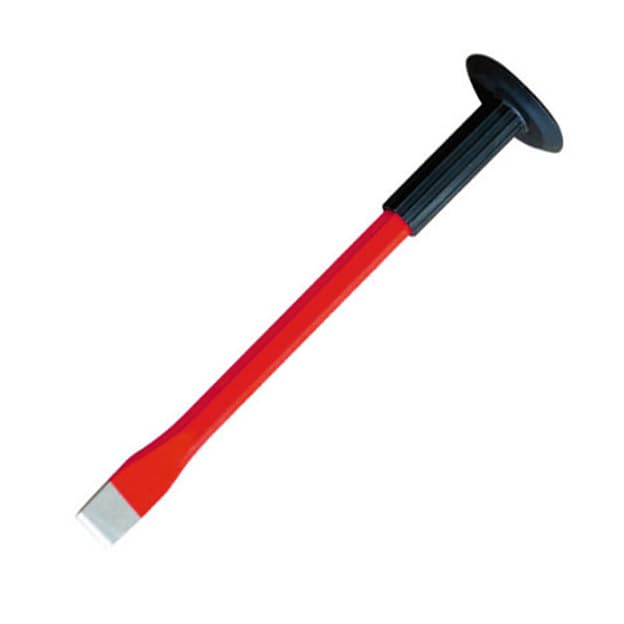 Kippen 3009AX - Scalpello per Muratore a Punta Piatta con Salvamano in Gomma. Dimensioni: 250x16 mm.