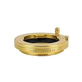 Makro-Objektiv-Adapter aus blankem Messing, kompatibel mit Leica M10, M11, M, M3, M6, M240, M4, Objektiv, kompatibel mit Leica M-Objektiv, Vollformat