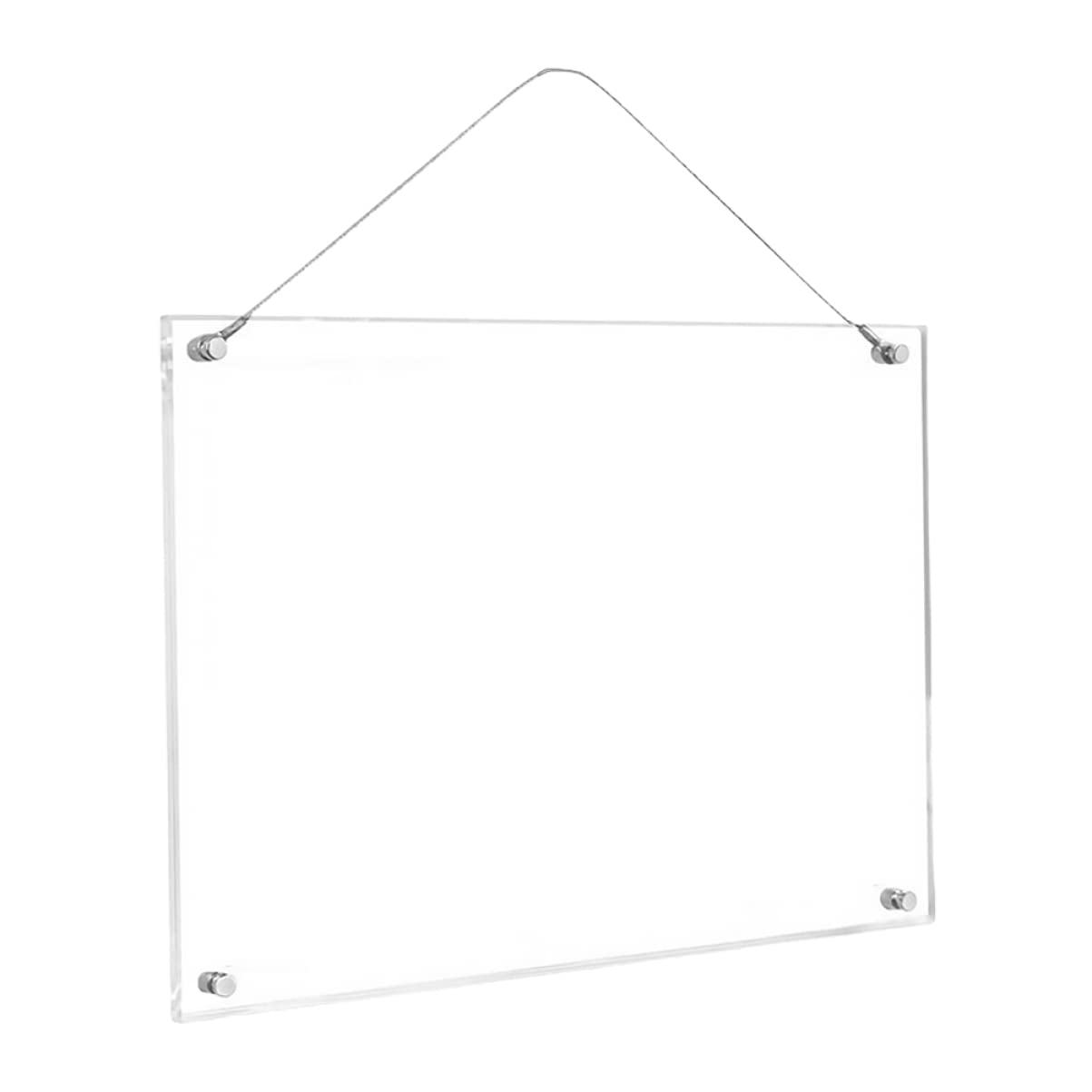 Cadre photo acrylique transparent mural élégant pour souvenirs de maison