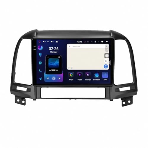 Estéreo para Hyundai Santa Fe 2006-2012 con Mirror Link y Android Auto integrado