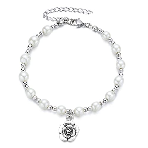 Iefshiny Flower Girl Gifts Bracelet, Wedding Gifts For Flower Girl Wedding Bracelet For Litter Girl Flower Girl Proposal Gift Flower Girl Charms White #TOP3