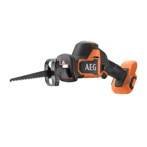 AEG - Scie Sabre SubCompact 18V PRO18V Brushless (Sans Batterie) - Course de Lame 23 mm - 3200 cps/min - Changement de Lame Fixtec Facile, Éclairage LED,...