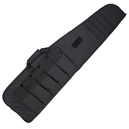 Étui pour fusil avec sangle de transport aux finitions soignées et rembourrage dense
