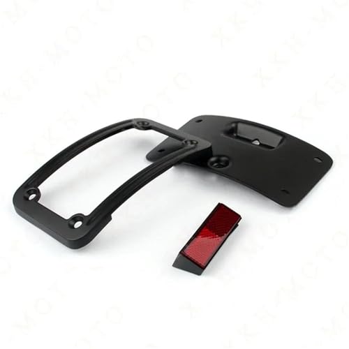 POLOFZFGKZ Für Harley Softail Deluxe FLSTN 2005–2014 Motorrad-Kennzeichenhalter Motorrad Kennzeichenhalter