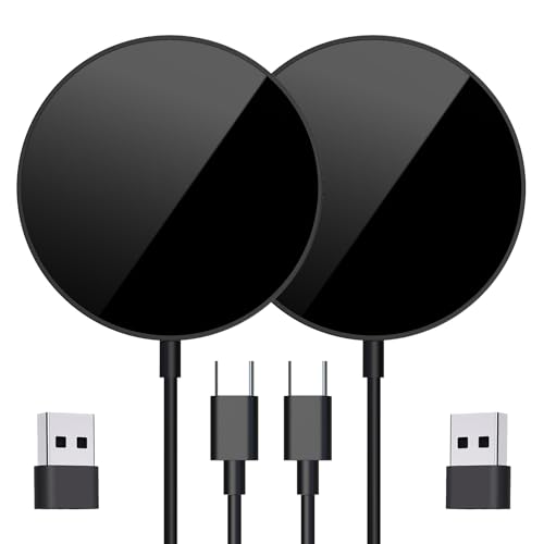 Tapis de charge magnétique avec aimant puissant et ports USB-C pour iPhone
