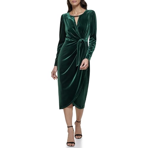 Robe en velours kensie style portefeuille haut de gamme pour une silhouette ajustée