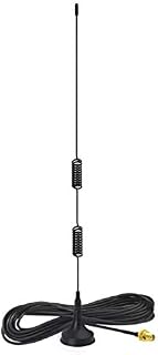 Bingfu Radio Antenna Dual Band VHF UHF 136-174MHz 400-460MHz Magnetic Base SMA Female Aerial Compatible with Handheld Ham Radio Kenwood BaoFeng BF-F8HP UV-5R UV-82 BF-888S Two Way Radio Walkie Talkie