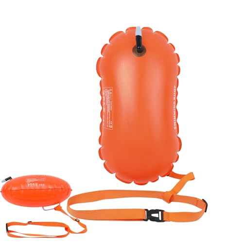 Ylnailky de Natación,Flotador De Seguridad Impermeable para Nadadores | Accesorios De Natación Alta Visibilidad para Triatletas Piragüistas Buceadores Nadadores En