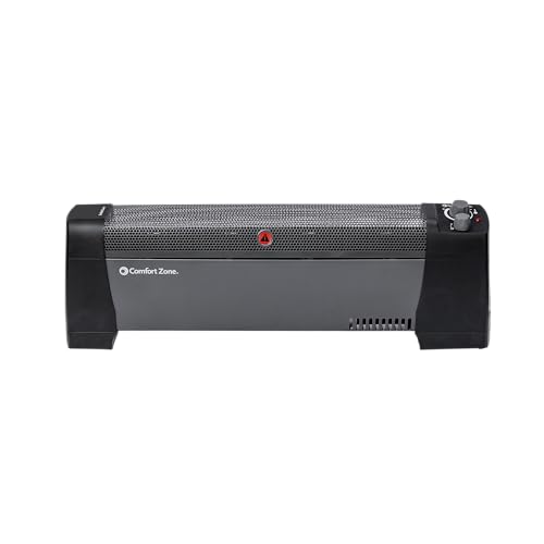 Comfort Zone CZ600BK Electric Baseboard Space Heater With Adjustable Thermostat thumb #9