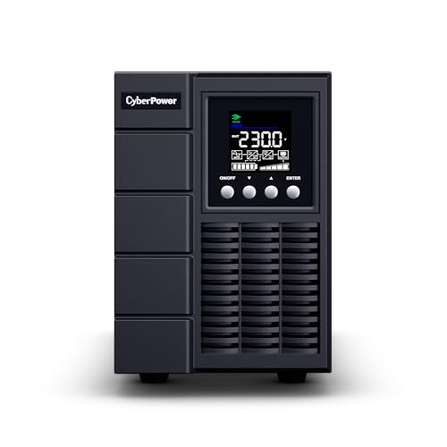 Image of CyberPower OLS2000EC with inbuilt Battery, Online 2KVA UPS, 2000VA /1600W, an Ideal UPS for NAS /Storage Devices, Networking Devices, Security /Emergency Systems and Surveillance Systems.