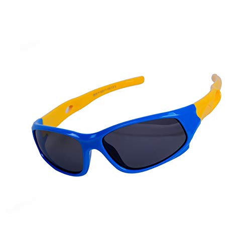 MIAO Gafas de Sol Deportivas para niños para niños niñas (3-12 años) Polarized UV Protection + Box