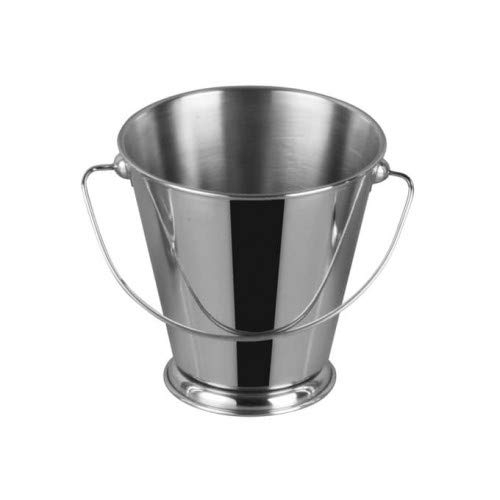 Winco DDSA-107S Mini Serving Pail, Stainless Steel, Silver