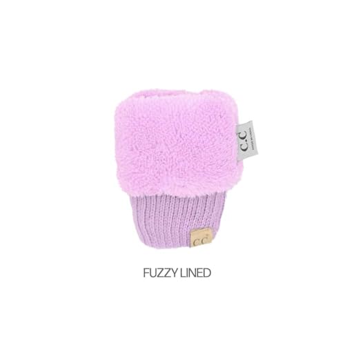 Image of C.C Kids Faux Fur Sherpa Lined Convertible Mittens