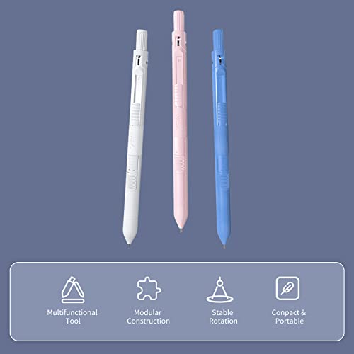 HUIOP desenho bússola, Professional Compass with Mechanical Pencil Math Geometry Drawing Tools with