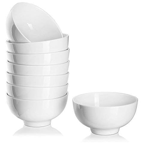 DOWAN Cuencos de Postre de Porcelana 300ml - Juego de 8 Cover