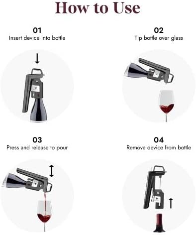 Coravin Timeless Six Plus Wine by the Glass System - Piano Black - Includes 3 Argon Gas Capsules, 1 Wine Aerator, 6 Screw Cap Replacements, and 1 Carrying Case