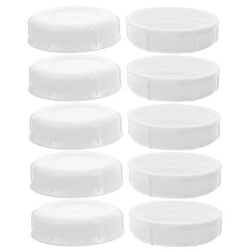 SUPVOX Baby Bottle Sealing Discs Set 10pcs Milk Bottle Screw Caps Sturdy Reusable Easy to Clean Leakproof Design