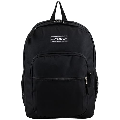 FUEL Classic Vintage Backpack for Men & Women for Travel, Office, Commuting, Sports, and Classroom - Black2