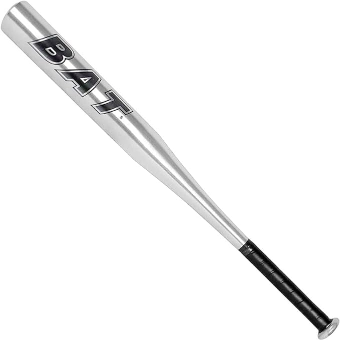 Skull Sports Industries Quality Non-Slip Alloy Steel Baseball Bat Metal Baseball Stick (34") Color May Vary (Light Weight)-picture-20