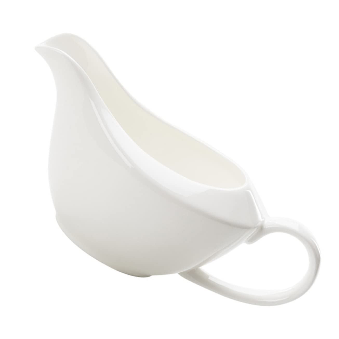 Garneck 1pc Steak Sauce Pot Coffee Milk Creamer Syrup for Coffee Silver Tray Gravy Holder Milk Pourer Gravy Server Soy Sauce Dipping Bowls Sauce Bowl Formula Dispenser Jug White Ceramics