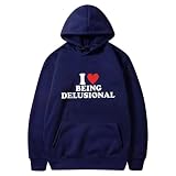 Lounge Wear - Sudadera con capucha para mujer, diseño con texto en inglés