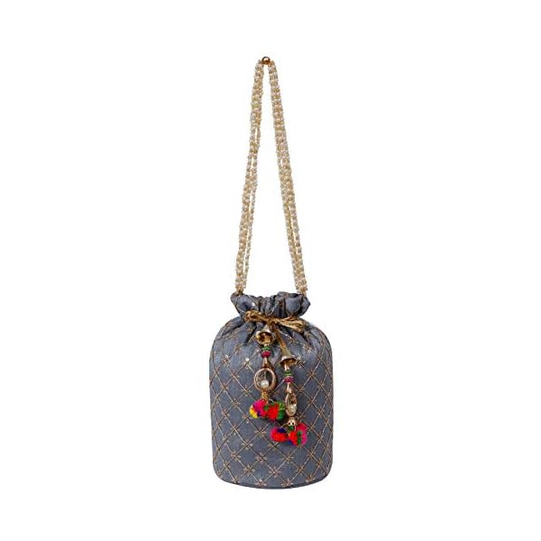 AILTINO Women Potli Bag Combo (Set Of 10), Multicolour - Image 7