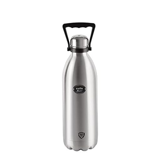 Cello Swift Steel Flask, 1.5 Litres, Silver