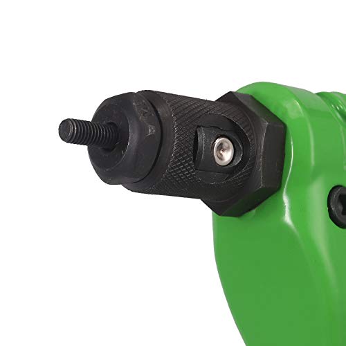 AUTOUTLET 8\" Rivet Gun Kit, Hand Riveter Set with M3 M4 M5,M6,Rivet Nut Gun Riveting Tools with 100 pcs Nut Setting System