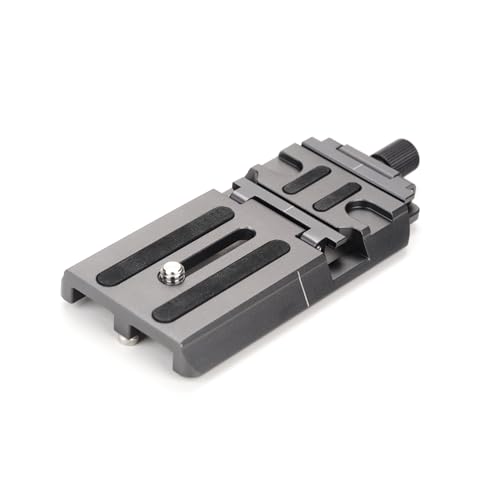 Image of Benro 501-Style Quick Release Plate with Rear Arca Clamp and Anti-Twist Rubber Pad for Video Rigs and Hybrid Setups (MPB12PRO)