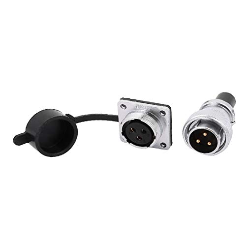 Conector de aviación XA20 AC500V 25A 3 terminales miniatura 1