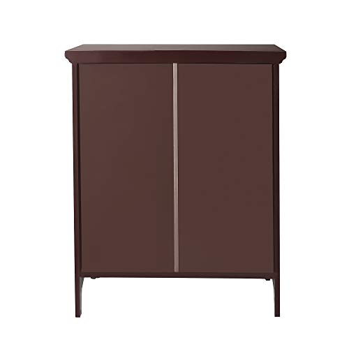 Versanora Wooden Cupboard Free Standing Floor Bathroom Storage Cabinet Unit, MDF, Brown, 66.04 x 33.02 x 81.28 cm Versanora Wooden Cupboard Free Standing Floor Bathroom Storage Cabinet Unit, MDF, Brown, 66.04 x 33.02 x 81.28 cm
