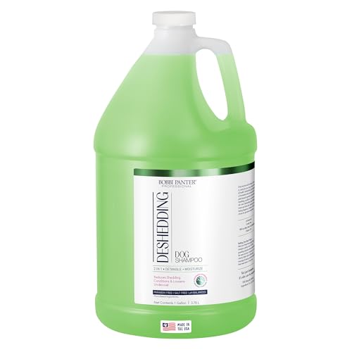 Bobbi Panter Dog Shampoo - Made in USA - All Natural Formula for Heavy Duty Deodorizing & Degreasing - Concentrated 25:1 for Professional Groomers - Fresh Clean Scent, 1 Gallon