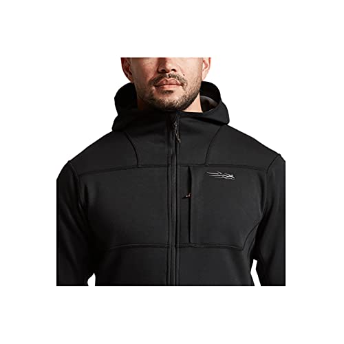 Sitka Gear Men's Camp Lightweight Moisture-Wicking Everyday Hoody, Sitka Black, X-Large #TOP6