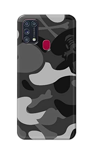 Image of Printed Hard Back Cover Case for Samsung Galaxy M31 | Samsung Galaxy M31 Prime Back Cover (Army Pattern) -1302