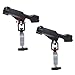 Croch Fishing Rod Holder Boat Rods Holder Folding Holder with Large Clamp Opening 360 Degree Adjustable Fishing Rod Racks Fishing Rod Holder 2 pcs