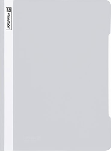 Fontana 102011080 – Cartellina (A4, In Pvc, Glasklares Deckblatt) Grigio