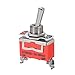 FABULETTA Industrial SPST Toggle Switch E-TEN1021 15A 250V On-Off Rocker Style with 2 Pin 2 Position and 12mm Screw Mount Compatible with Automotive Marine Electrical Projects