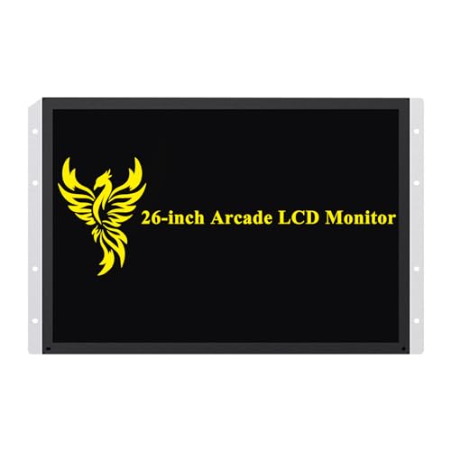 Image of UNICO 26inch Arcade Replacement Monitor with Mounting Bracket, 4:3 Ratio LCD Monitor for HDMI /VGA /CGA /EGA Old CRT Arcade Machine - 26 inch