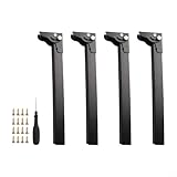 Charnière autobloquante sécurisée : avec une charnière autobloquante, ces pieds de table pliables se verrouillent en toute sécurité après pliage, stabilité et sécurité lors de l'utilisation. La charnière facile à utiliser fournit un système de support fiable pour vos tables.